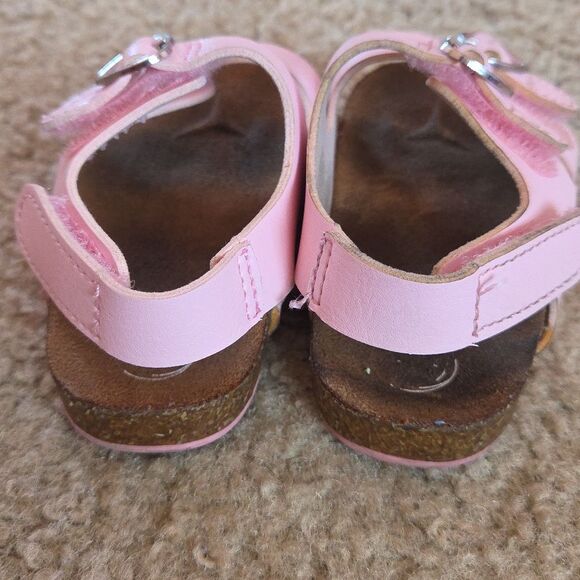 Wonder Nation Heart Pink Strap Sandals Size 4 - Picture 6 of 6